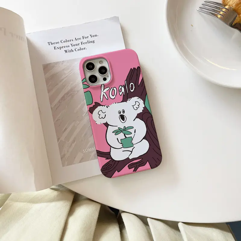 Ouyang Nana Bear Blue Phone Case 14 13 Pro 12 11 XR - Image 4