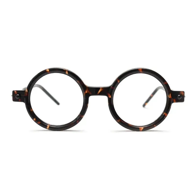 Retro Round Eyeglasses Frame for Men Women - Image 5