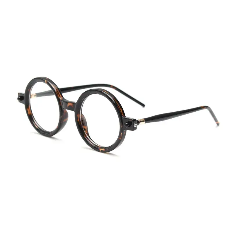Retro Round Eyeglasses Frame for Men Women - Image 7