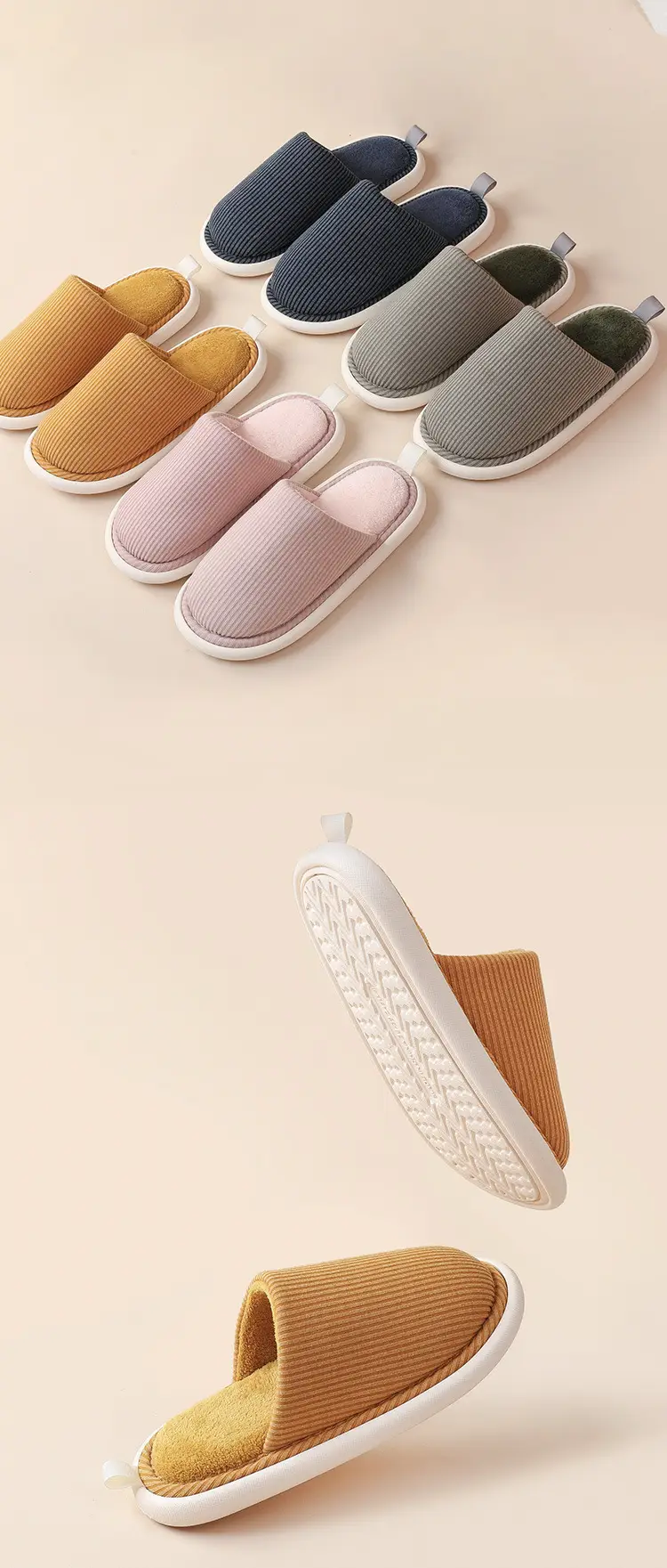 Women Cotton Slippers Autumn Winter Soft Cushion Wooden Floor — feature 15