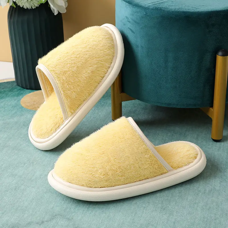 Women Cotton Slippers Autumn Winter Soft Cushion Wooden Floor - Image 11