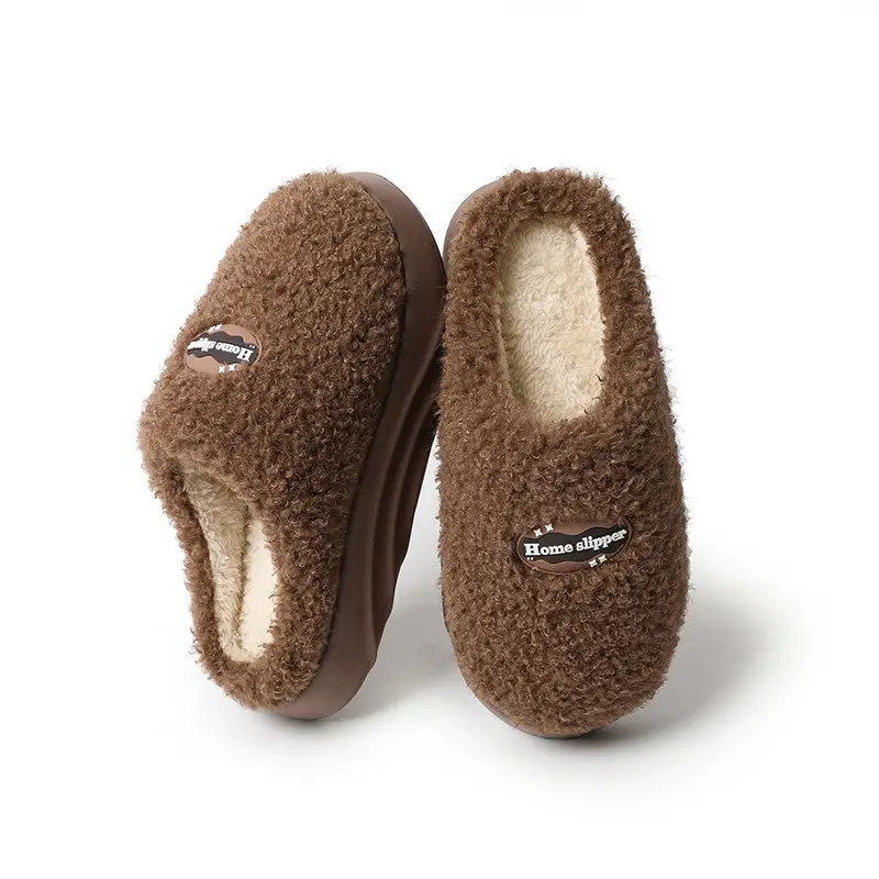 Women Cotton Slippers Autumn Winter Soft Cushion Wooden Floor - Image 17