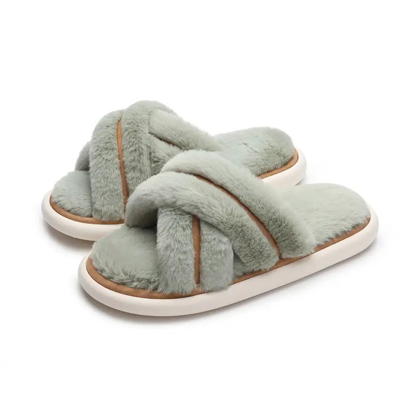 Women Cotton Slippers Autumn Winter Soft Cushion Wooden Floor - Image 21