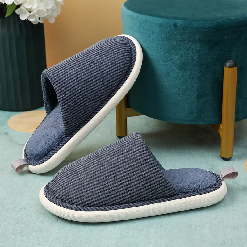 Women Cotton Slippers Autumn Winter Soft Cushion Wooden Floor - Image 5