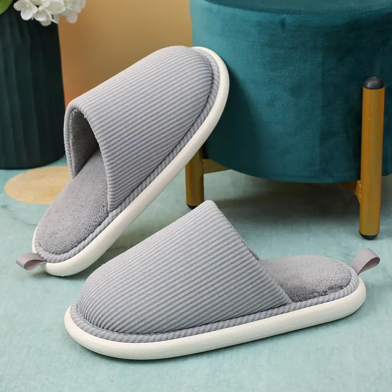 Women Cotton Slippers Autumn Winter Soft Cushion Wooden Floor - Image 6