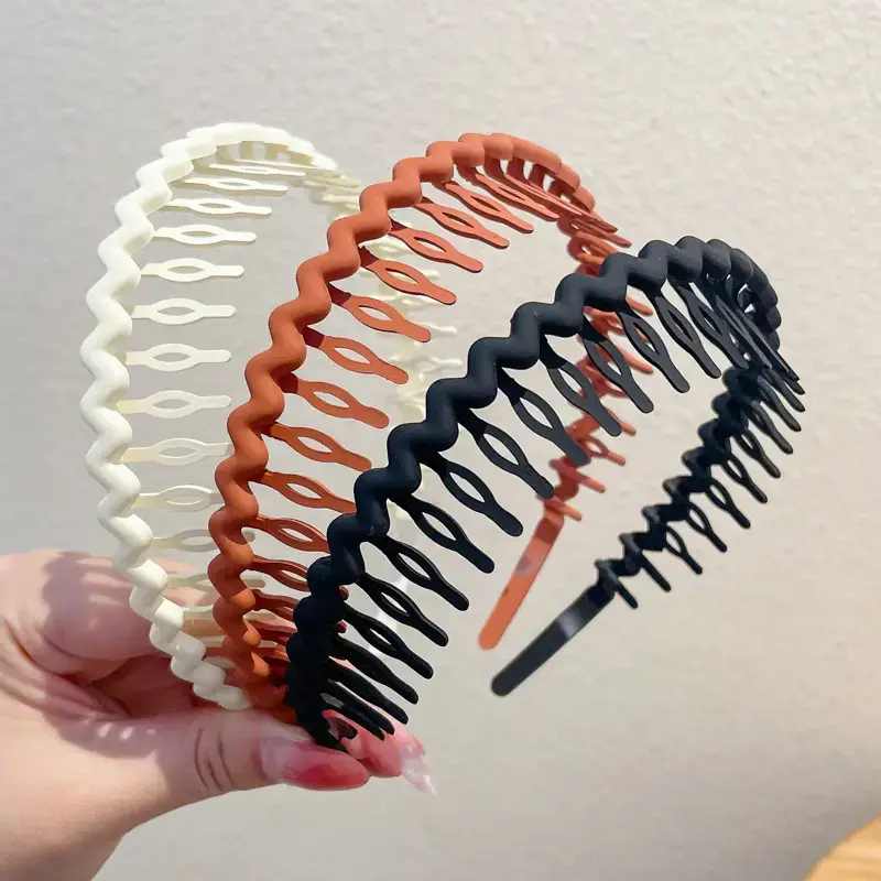 Female Hair Pressing Headband with Fine Teeth for Summer