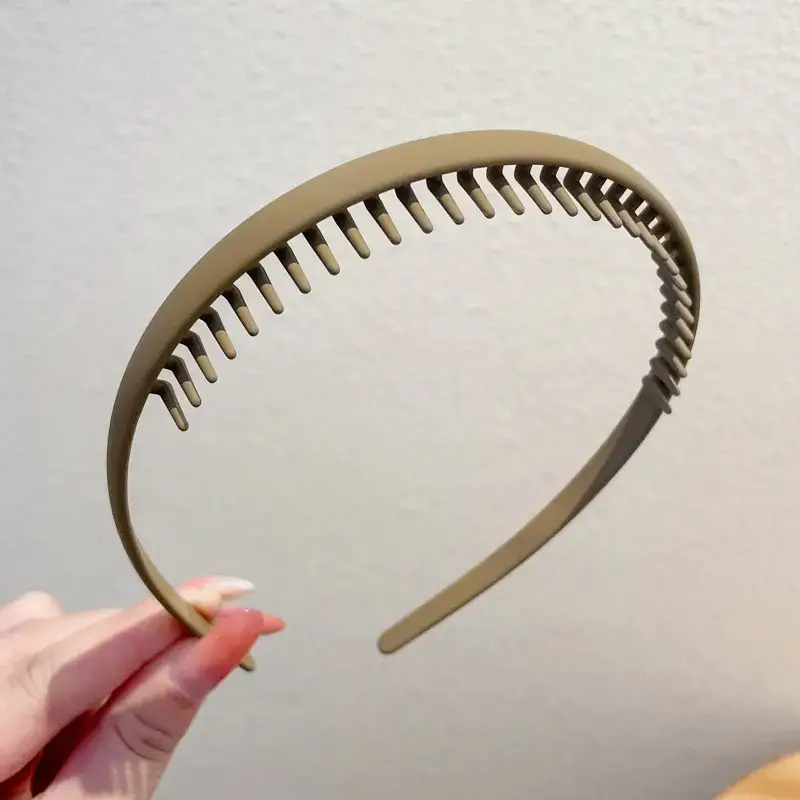 Female Hair Pressing Headband with Fine Teeth for Summer