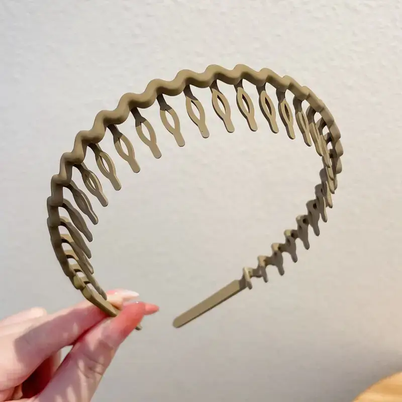 Female Hair Pressing Headband with Fine Teeth for Summer