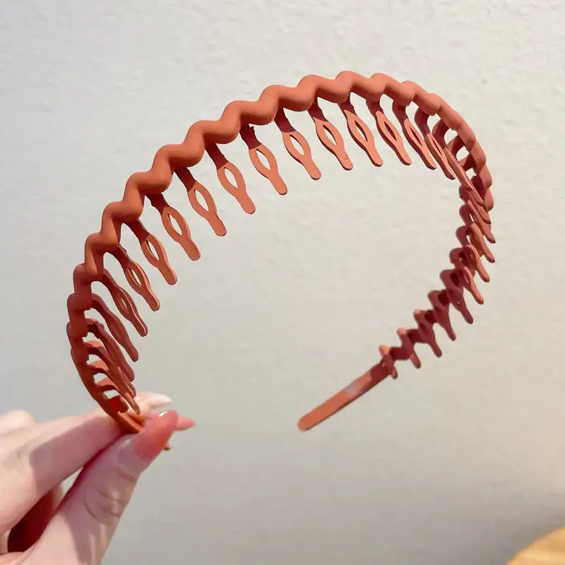 Female Hair Pressing Headband with Fine Teeth for Summer