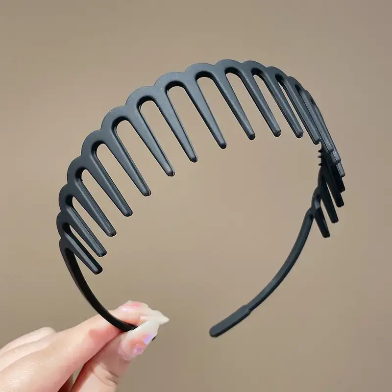 Female Hair Pressing Headband with Fine Teeth for Summer