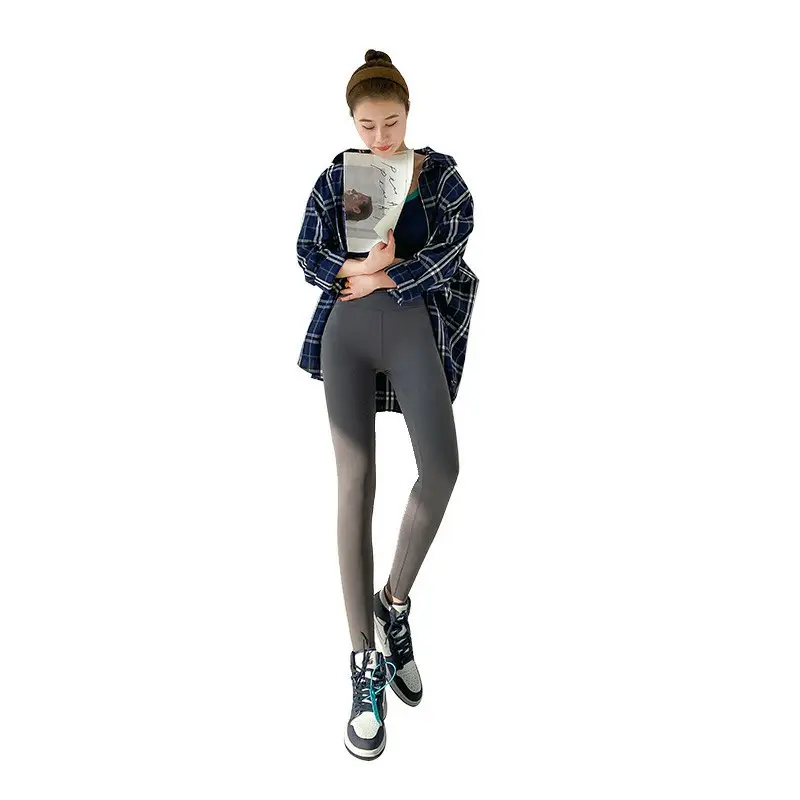 Women's Grey Shark Leggings Spring Autumn Yoga Pants - Image 13