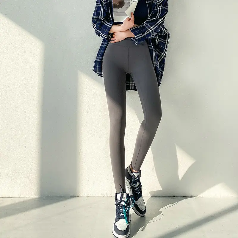 Women's Grey Shark Leggings Spring Autumn Yoga Pants - Image 2