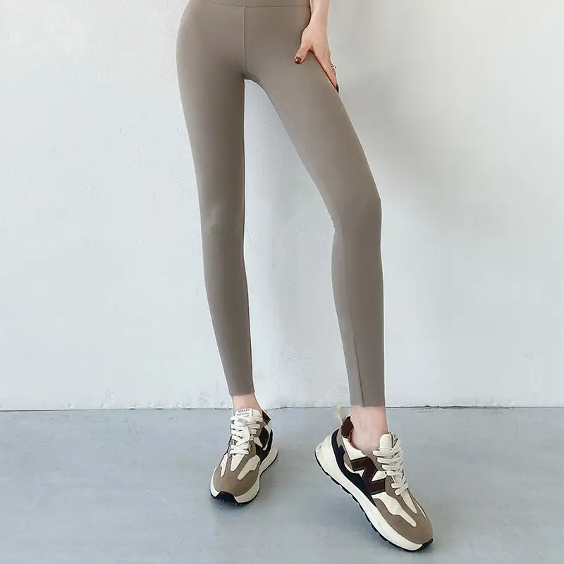 Women's Grey Shark Leggings Spring Autumn Yoga Pants - Image 4