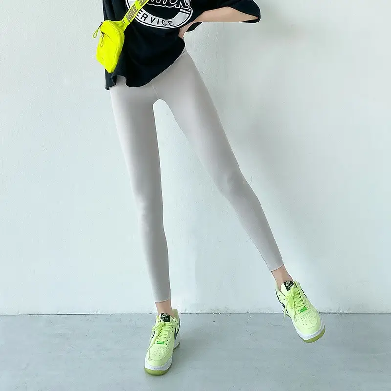 Women's Grey Shark Leggings Spring Autumn Yoga Pants - Image 5