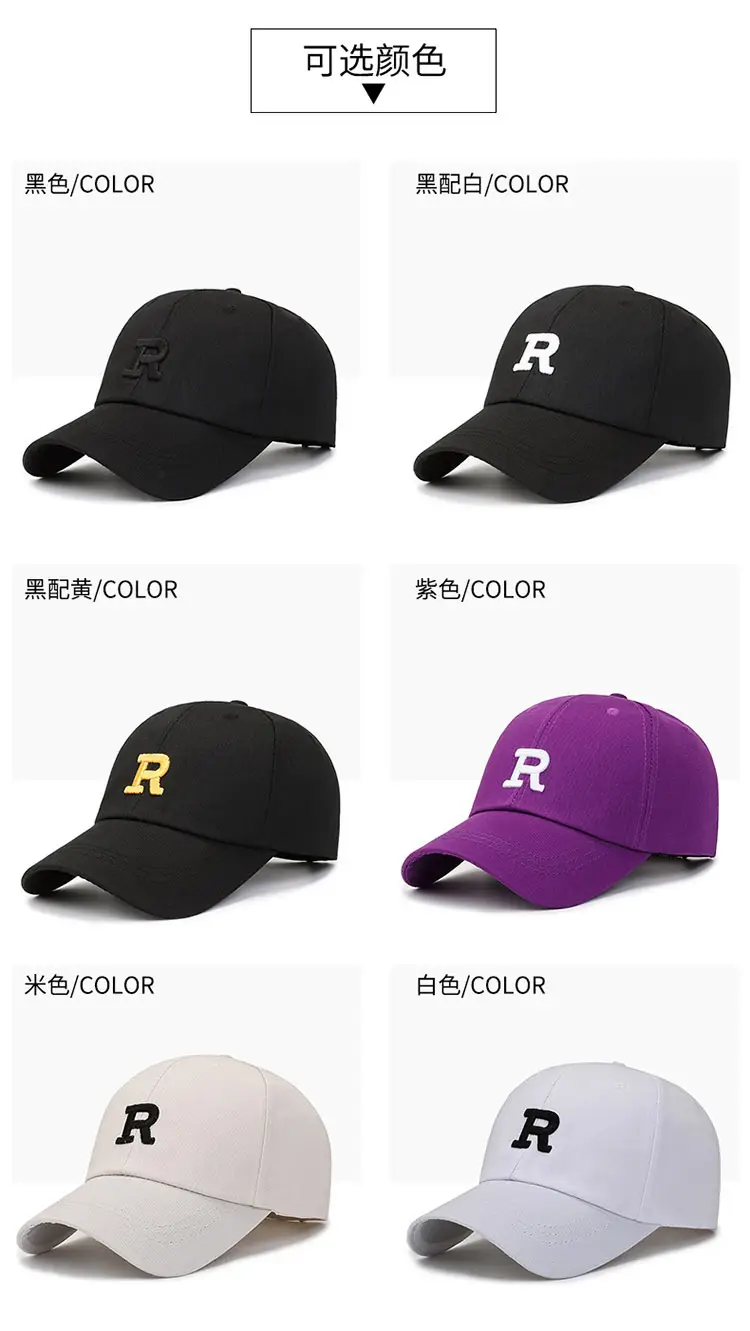 Women Yellow P Cap Wholesale Baseball Cap — feature 9