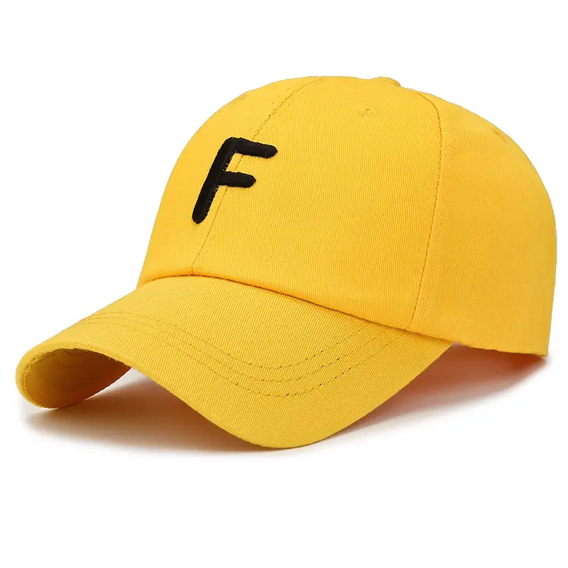 Women Yellow P Cap Wholesale Baseball Cap - Image 21