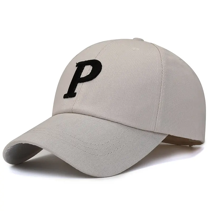 Women Yellow P Cap Wholesale Baseball Cap - Image 26