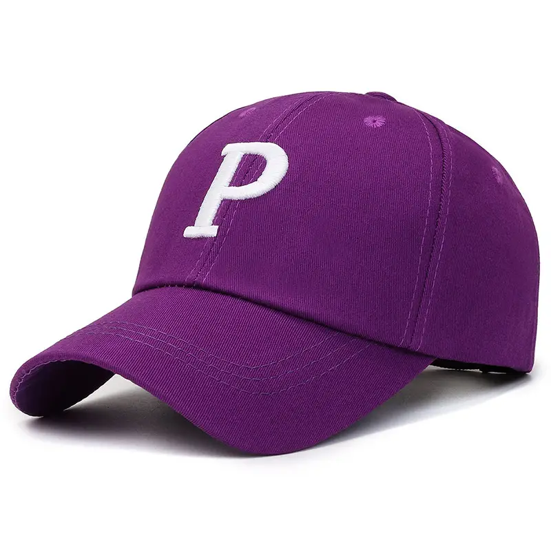 Women Yellow P Cap Wholesale Baseball Cap - Image 28