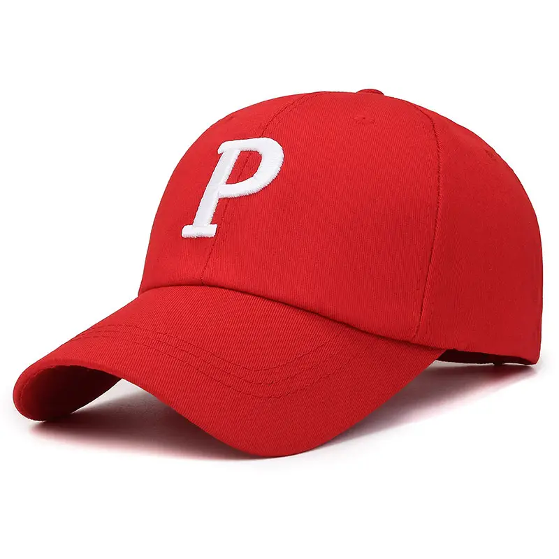 Women Yellow P Cap Wholesale Baseball Cap - Image 30