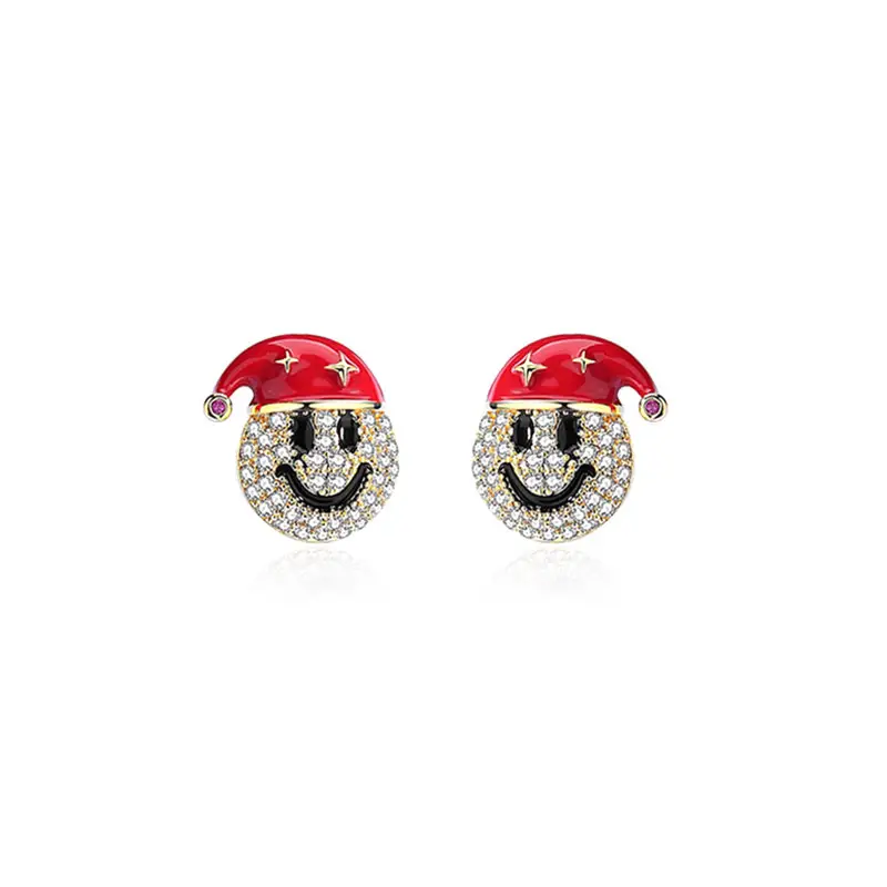 Snowflake Elk Wind Chimes Hat Earrings for Christmas New Year - Image 5