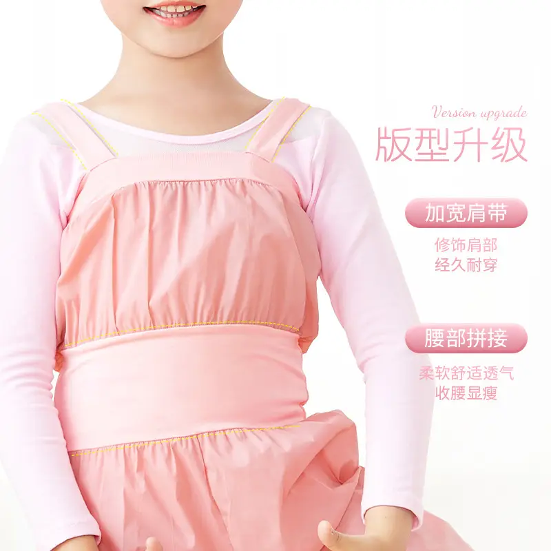 Children's Strap Waist Ballet Pants Light Gray - Image 19