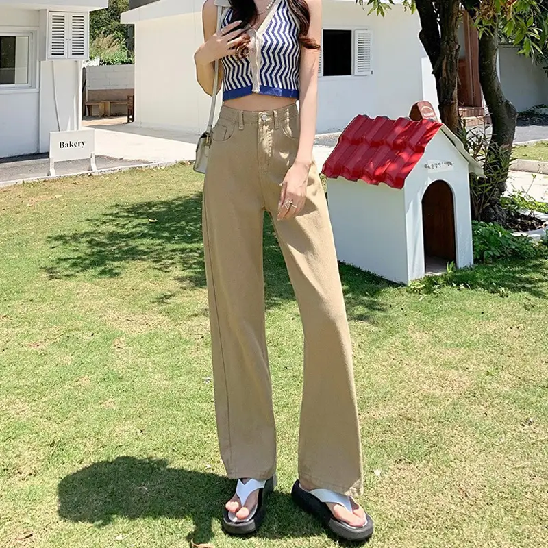 Women Jeans High Waist Loose Fit Winter Wear - Image 8