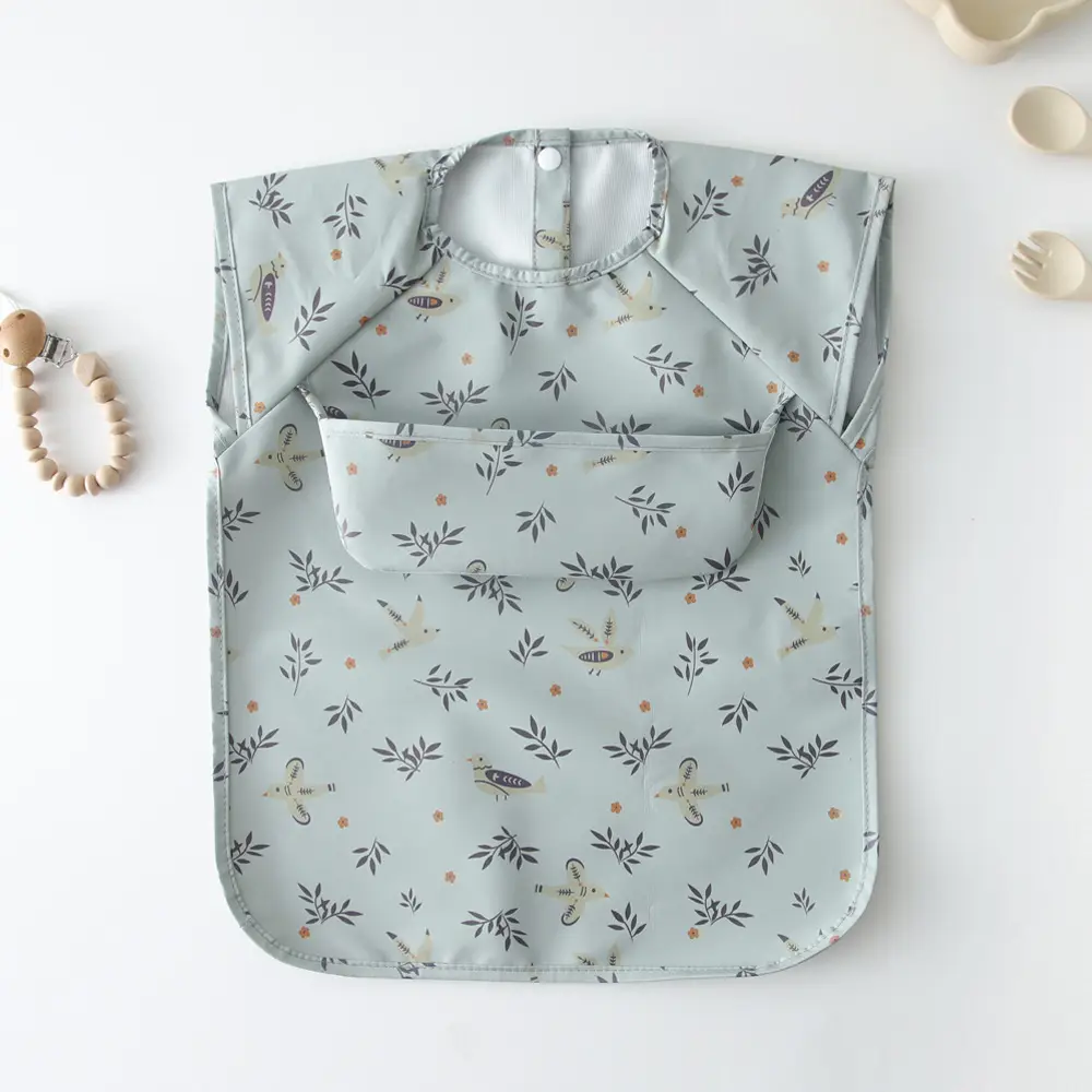 Baby Bib with Cute Print for Feeding & Drying - Image 14
