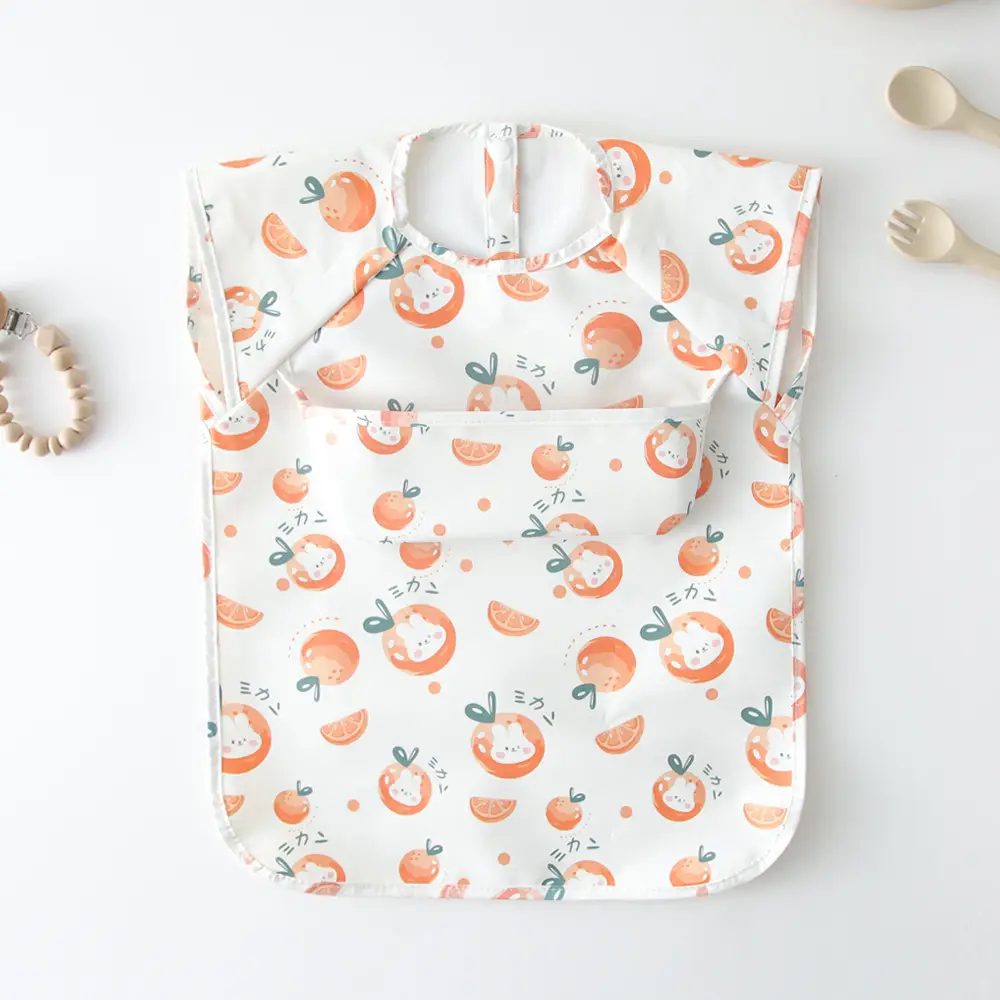 Baby Bib with Cute Print for Feeding & Drying - Image 15