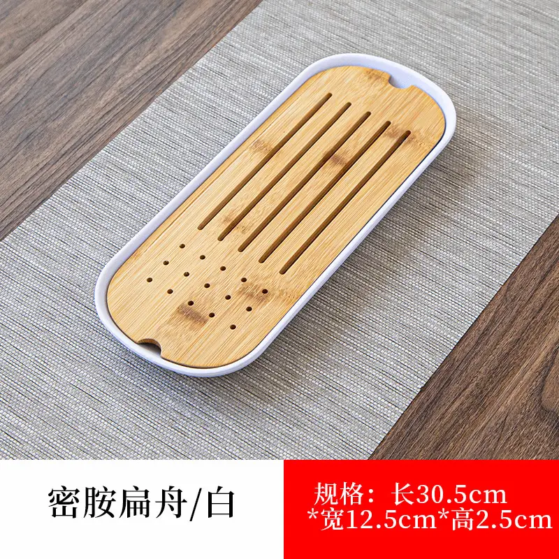 Japanese Style Bamboo Tea Tray 28.5x28.5x3cm - Image 19
