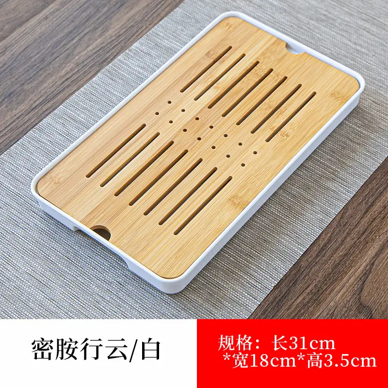 Japanese Style Bamboo Tea Tray 28.5x28.5x3cm - Image 9