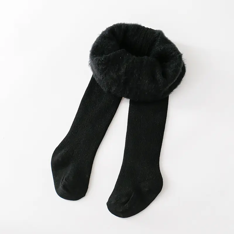 Autumn Winter Velvet Padded Girls Pantyhose Socks - Image 2