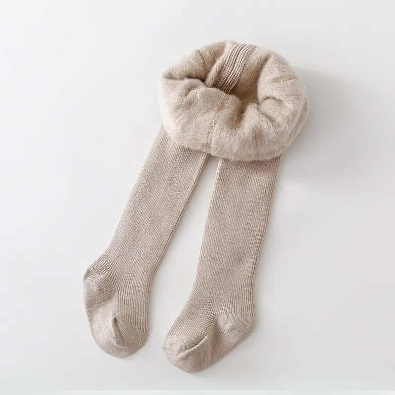 Autumn Winter Velvet Padded Girls Pantyhose Socks - Image 4