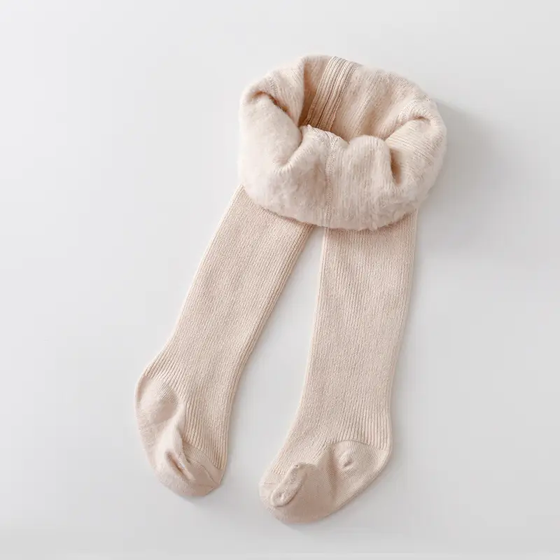 Autumn Winter Velvet Padded Girls Pantyhose Socks - Image 5