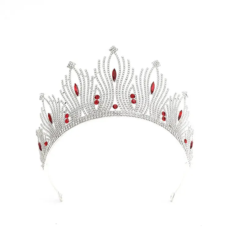 New European Style Wedding Crown Hair Accessories Rhinestone Alloy - Image 9