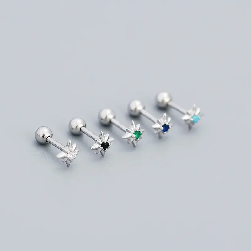S925 Silver Star Earrings for Women - Image 14