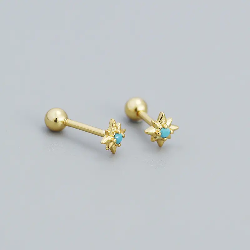 S925 Silver Star Earrings for Women - Image 10