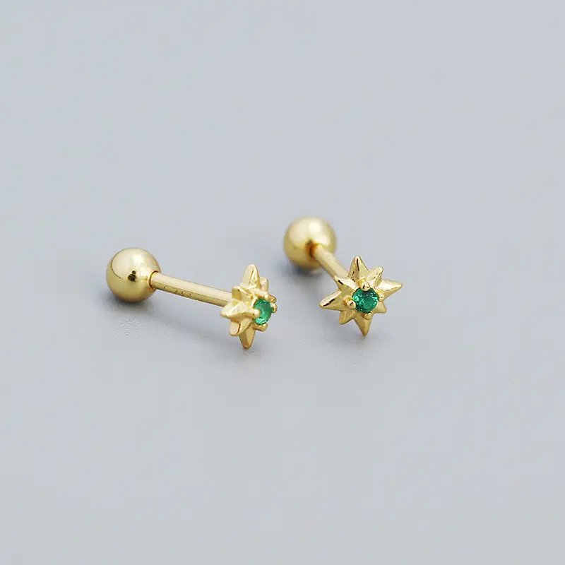 S925 Silver Star Earrings for Women - Image 6