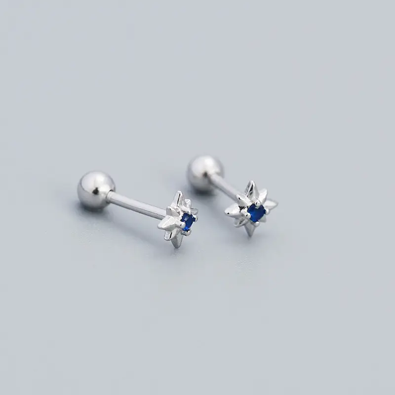 S925 Silver Star Earrings for Women - Image 7
