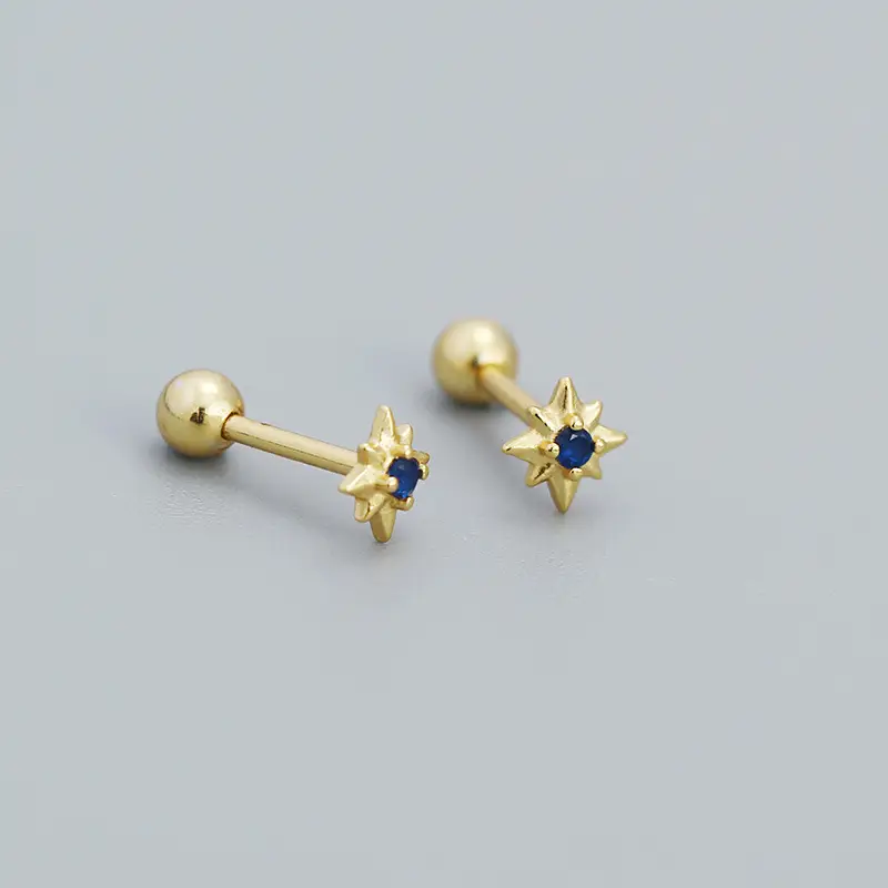 S925 Silver Star Earrings for Women - Image 8