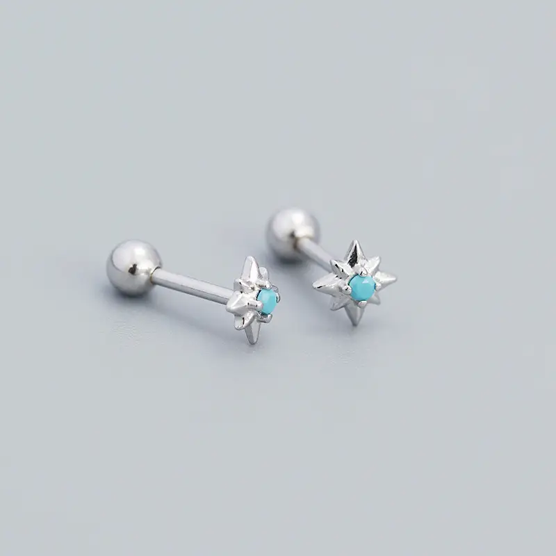 S925 Silver Star Earrings for Women - Image 9