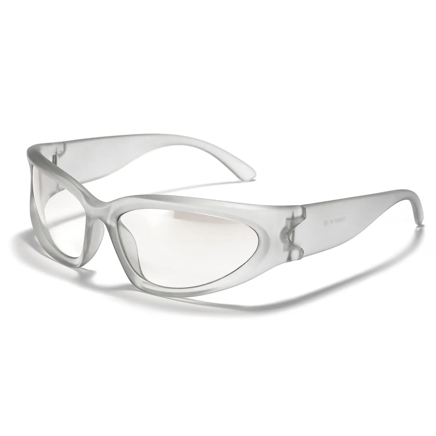 Silver Windproof Sunglasses for Women Large Frame - Image 12
