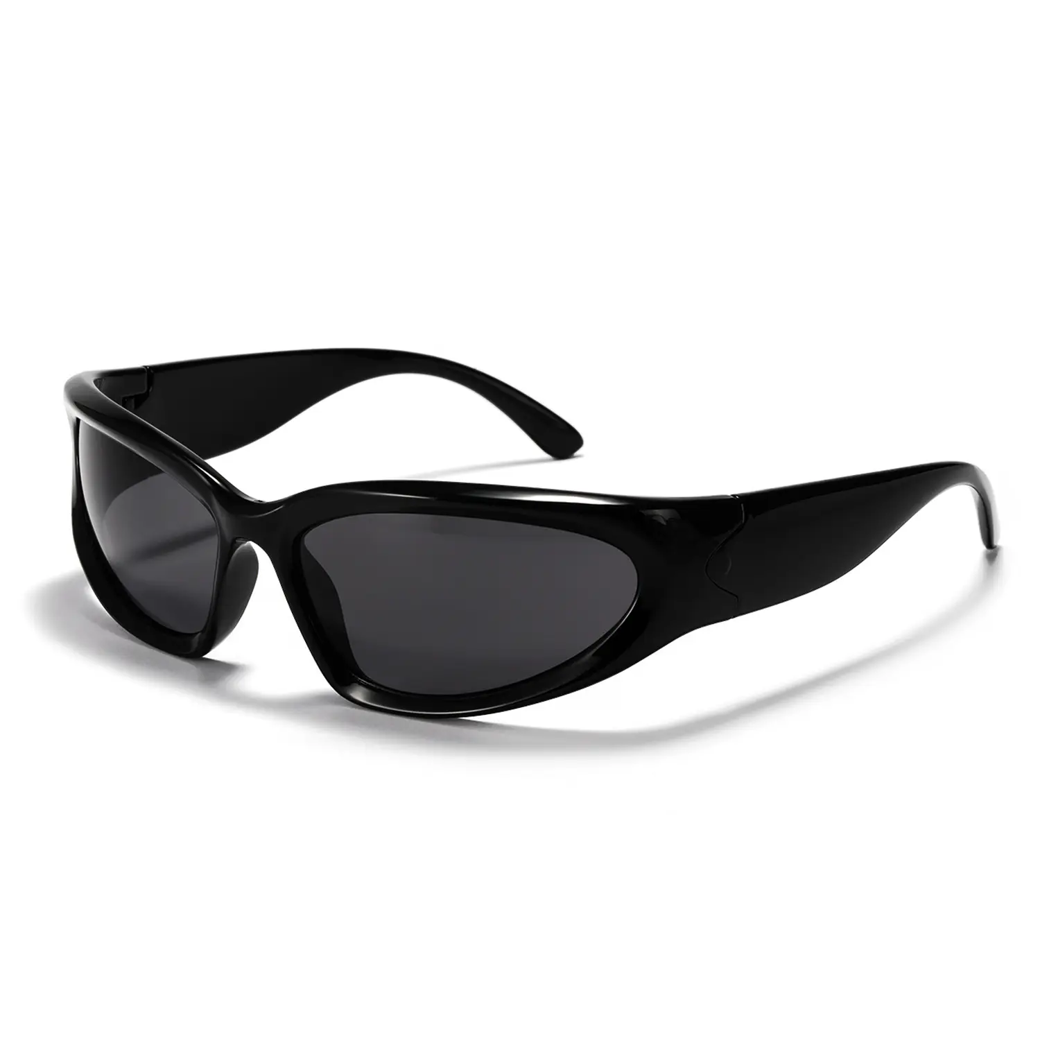 Silver Windproof Sunglasses for Women Large Frame - Image 6