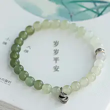 Chinese Style White Shell Lily Bracelet for Women — feature 1