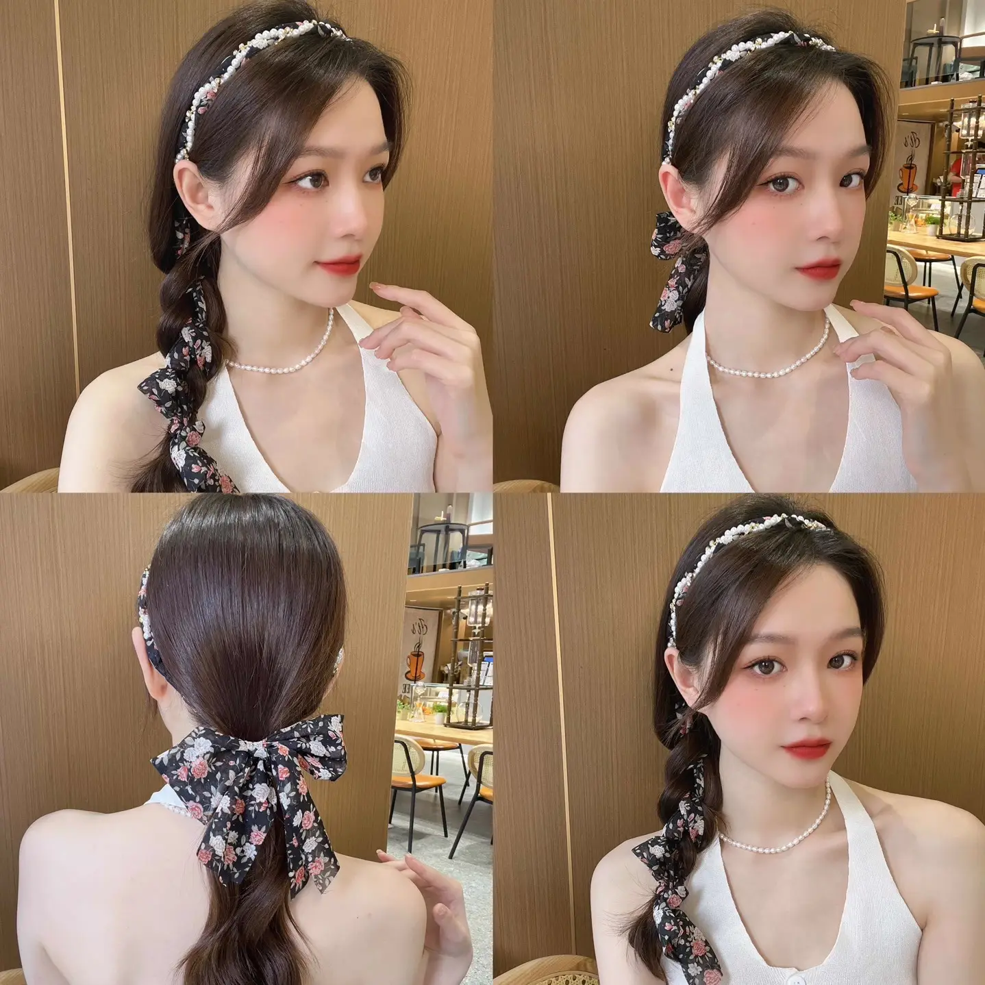 Summer Braided Yellow Hair Band for Women