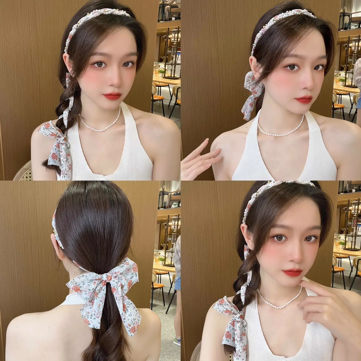 Summer Braided Yellow Hair Band for Women