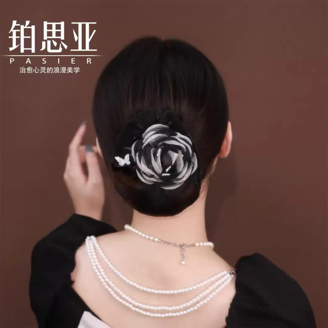 Soft Fabric Flower Hair Clip for Women - Image 6