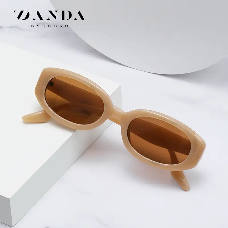 Women Anti-UV Sunglasses Green Frame Color3 - Image 4