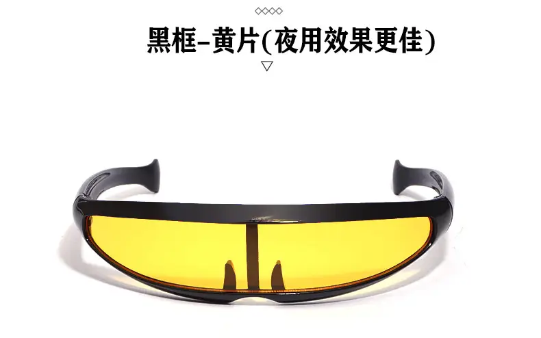 Black Frame-Yellow Night Vision Lenses