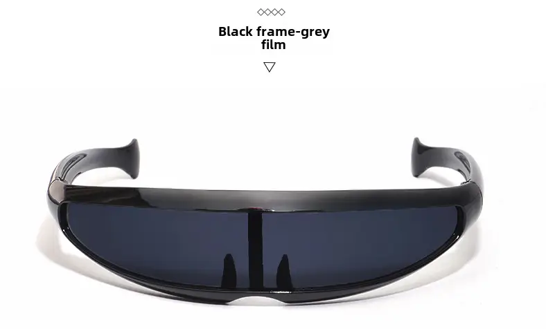 Red Frame Black Lens Sunglasses for Men - Image 7