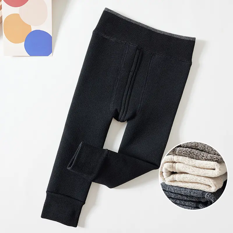 Girls Fleece Leggings Thick Warm Pantyhose Winter - Image 2